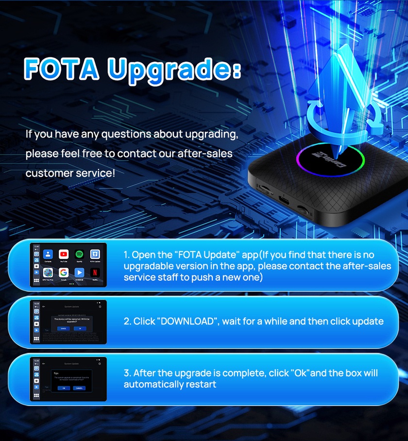 Multi Media Cpc200 Tbox Ambient 128Gb SDM660 Wireless Car Play Adapter Box Youtube Carplay netflix Carlinkit Ai Smart magicbox