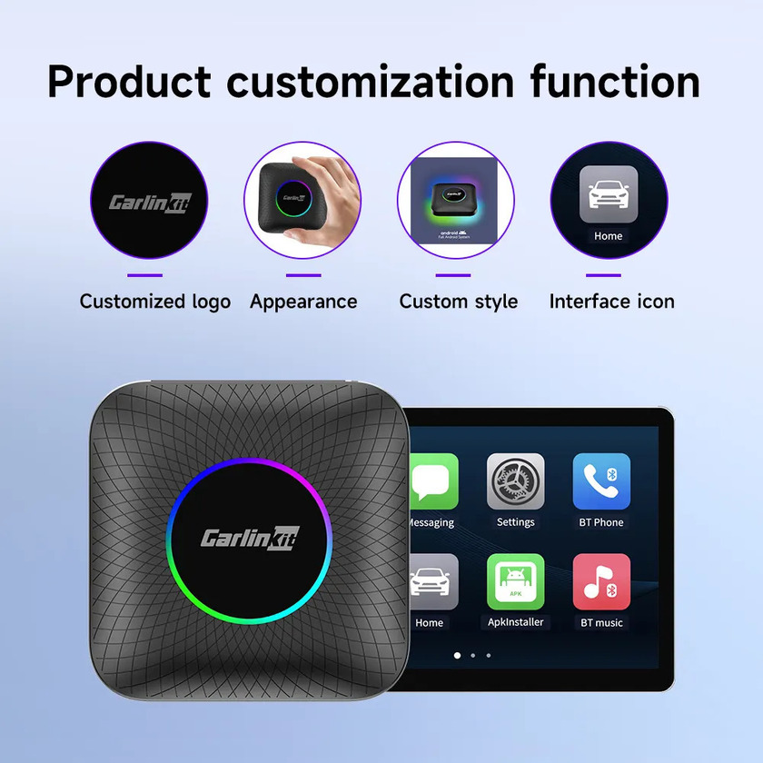 MultiMedia Ai Box Wireless Carplay Android Auto Dongle Adapter CPC200-Tbox Ambient 8+128gb