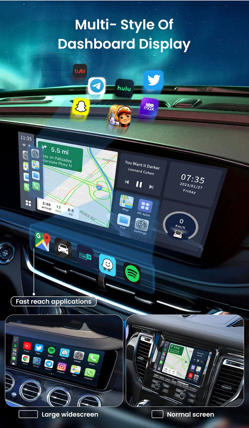 Andriod Box Cpc200 Tbox Ambient 64Gb Wireless Car Play Adapter Box SDM660 Youtube Carplay netflix Carlinkit Ai Smart magicbox