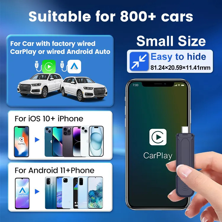 CPC200-Mini SE Pro Android Auto Apple Carplay Usb Dongle WiFi Fast Connect For Benz Mazda Audi VW Kia Volvo