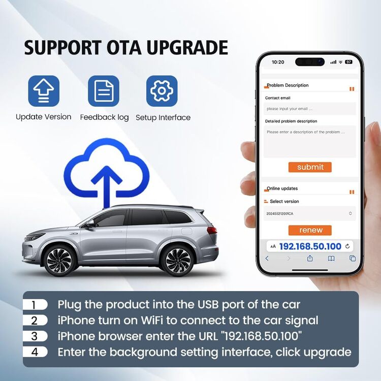 Mini SE Pro Wired to Wireless Car Play Android Auto 2 In 1 Adapter USB Type C Dongle Ai Box