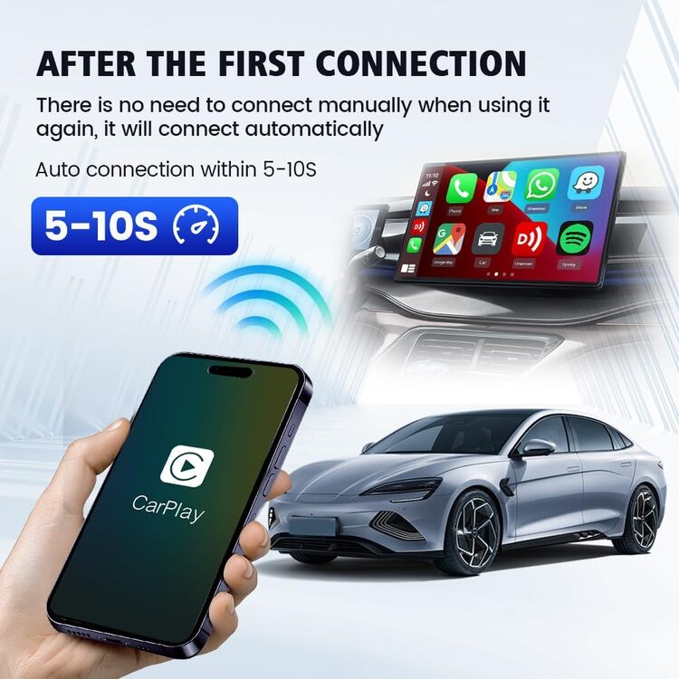 CPC200-Mini SE Pro Auto Connect Wireless Plug And Play CarPlay Android Auto Dongle For IPhone Apple