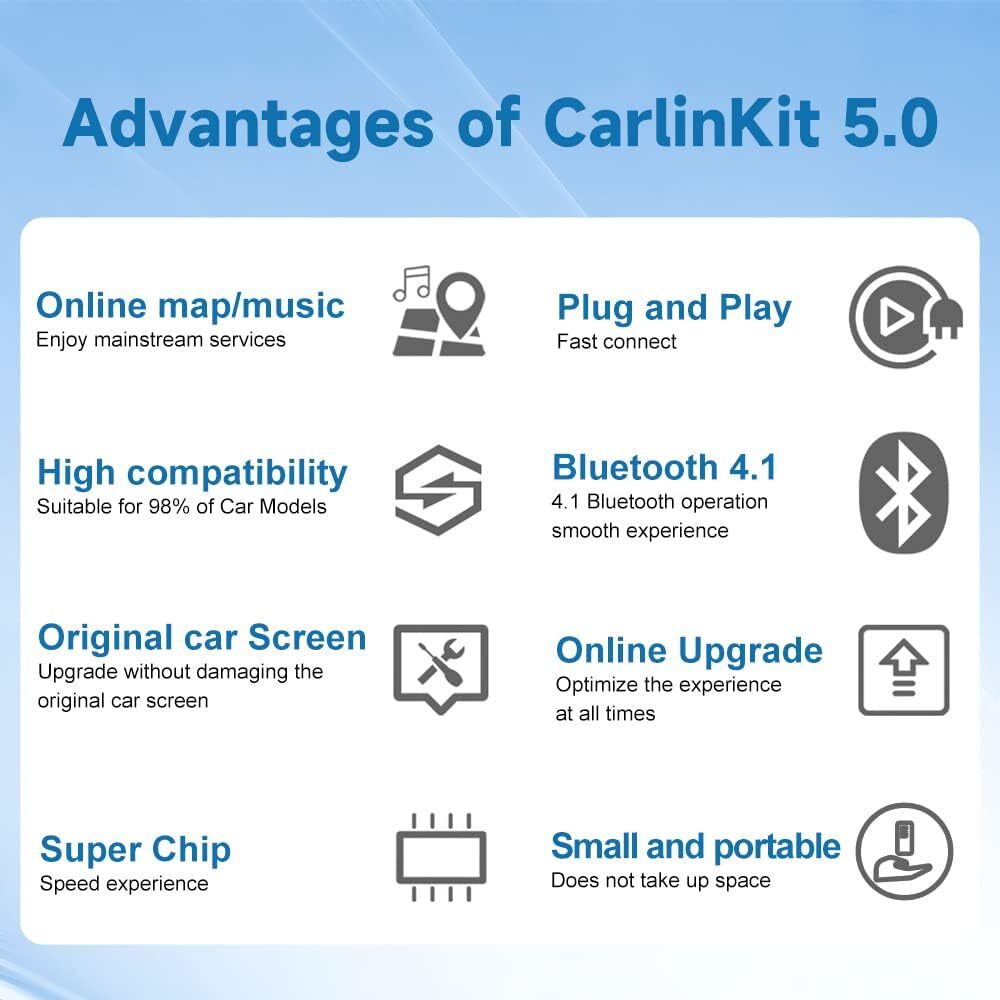 Carplay And Android Auto Wireless Dongle CPC200-2air Auto Connect For W218 X5 F15 Q7