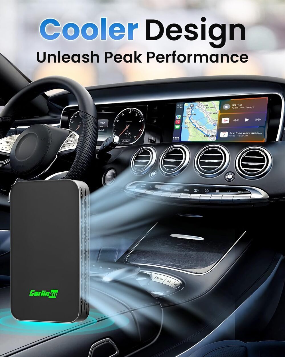 2Air 5.0 Universal Carplay And Android Auto Wireless Adapter AI Box Android 12 Dongle