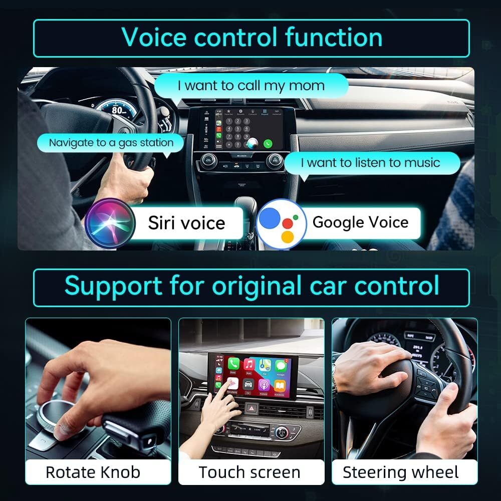 2Air 5.0 Universal Carplay And Android Auto Wireless Adapter AI Box Android 12 Dongle