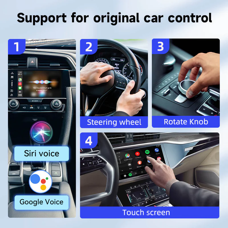 Wireless Carplay Android Auto 2 In 1 Adapter Ai Box CPC200 2air Strong Anti Interference