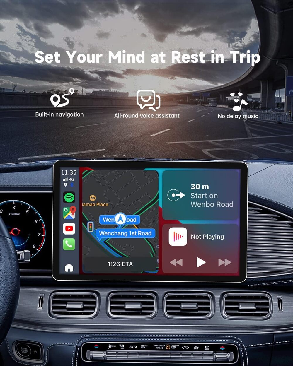 Tbox S Model Wireless CarPlay Smart Car Ai Box 8 Core 8g 128gb YouTube Netflix Wifi GPS LTE Android 13