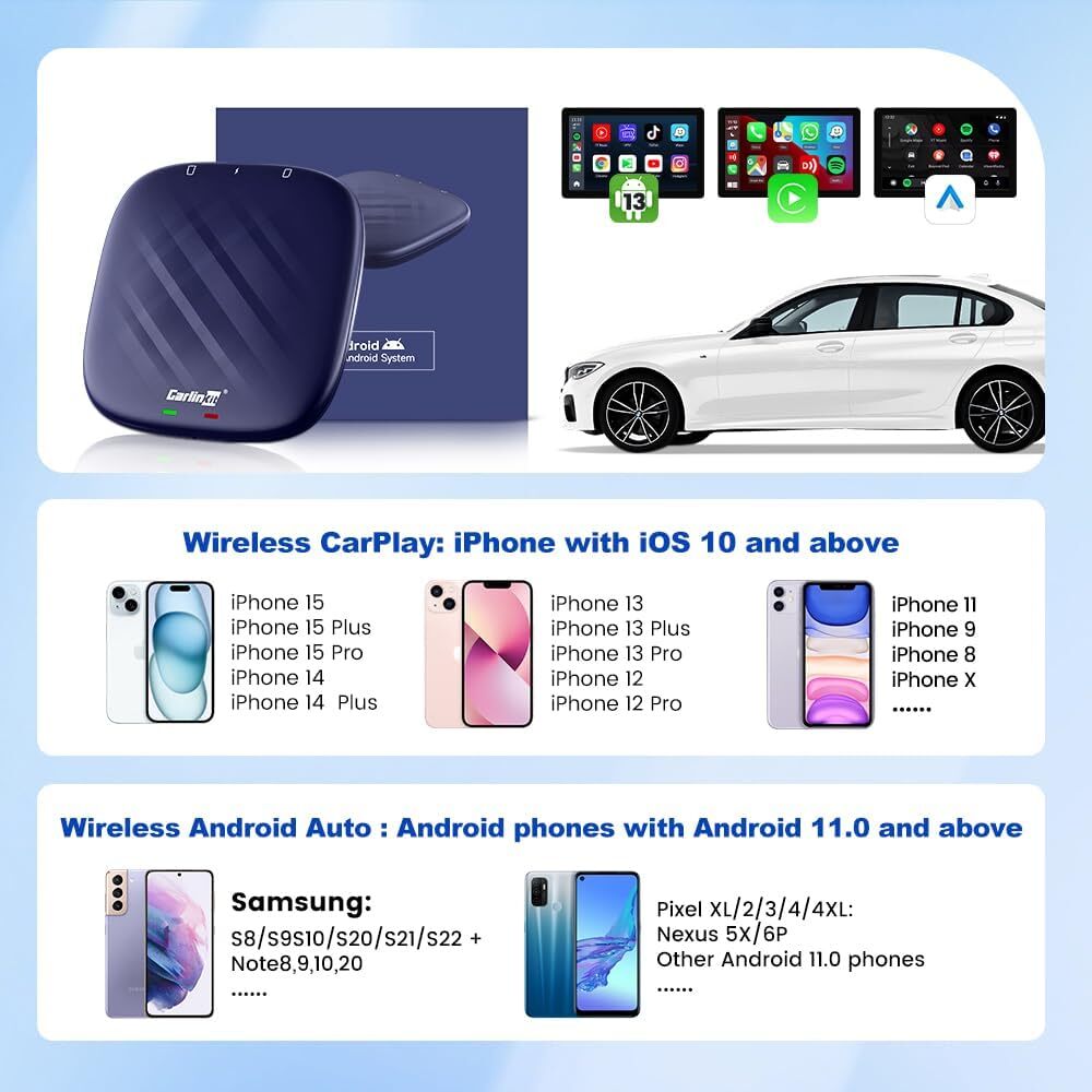 Customized Logo Tbox S Model Cpc200 8G + 128G Carplay Ai Box Carlink CarPlay Tv Box