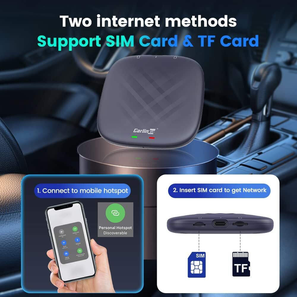 CPC200-TBOX S Model Wireless Carplay AI BOX128GB GPS Android 13 Ai Box Carplay Auto Car Play Wireless Adapter Black Myth Wukong