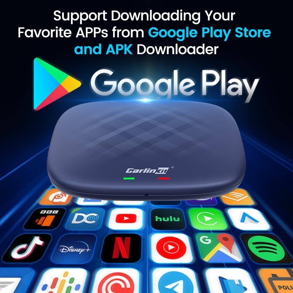 Carplay To Multi Media Tbox S Model 4G + 64G Carplay Ai Box Android 13 System Car Play TV Box 1080p