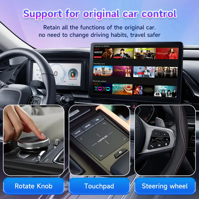 CPC200-TBox UHD Carplay Andriod Auto to Multimedia Play Carlink TBox UHD HDMI Wireless Ai Box 64Gb