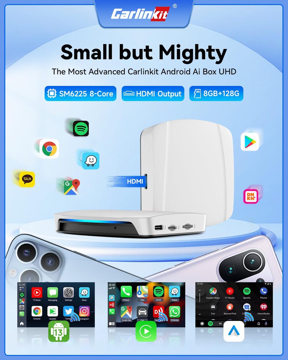 Wired Carplay and Android Auto to Tbox CPC200 Youtube Netflix Wireless Android 13 Carplay Magicbox