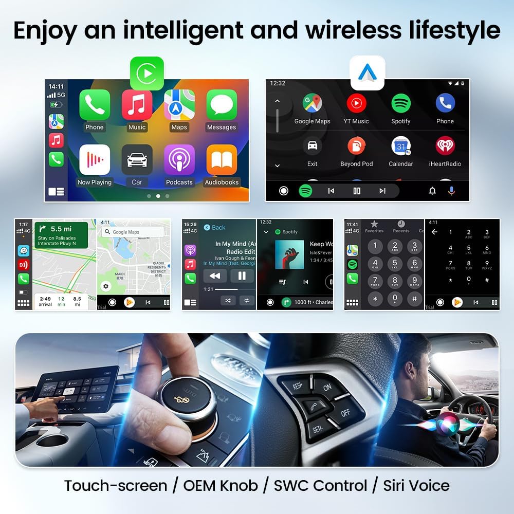 Wireless Android Auto And Carplay Adapter Usb Dongle Car Android Play CP2A Carlinkit 4.0 For Apple Audi A4 B8