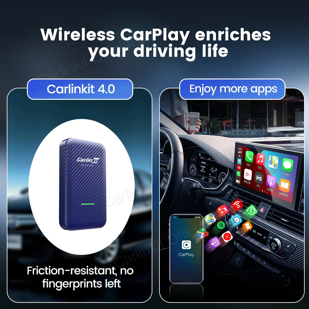 Wireless Android Auto And Carplay Adapter Usb Dongle Car Android Play CP2A Carlinkit 4.0 For Apple Audi A4 B8