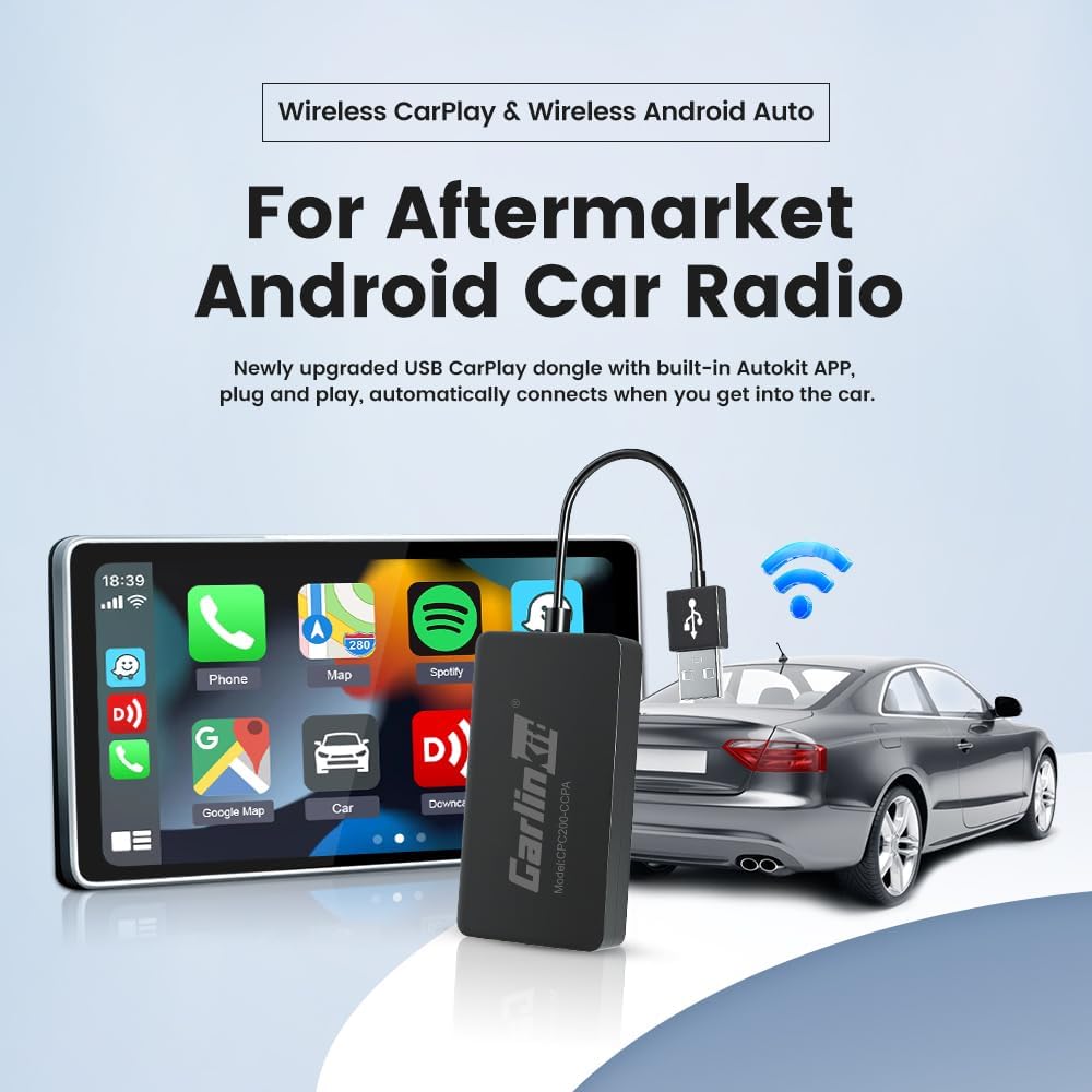High Sensitivity CPC200-CCPA Multimedia Car Wireless CarPlay Android Auto Dongle For Android 4.4 +