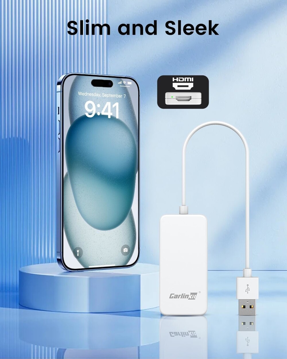 Multimedia Connectivity Wired Carplay Hdmi Video Input Conversion Box 1080P Car TV Mate Adapter HD2CP