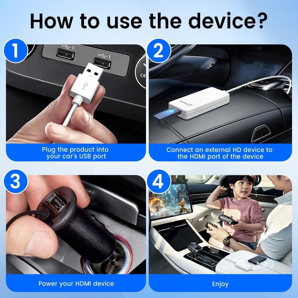 Carplay To HDMI Hd2Cp Multimedia Box High Definition Interface Cars TV Mate Universal Carplay Adapter