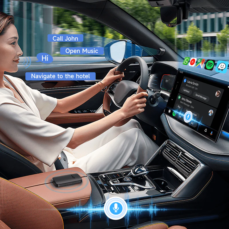 Andriod Auto Wired To Wireless Adapter Carplay Dongle A2A Cpc200 Car Play Ai Box For Original Wired Android Auto