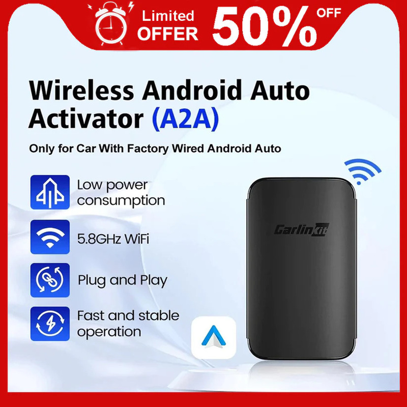 Plug And Play Wired Android Auto To Wireless Adapter Dongle A2A Cpc200 Car Play Android Auto Ai Box