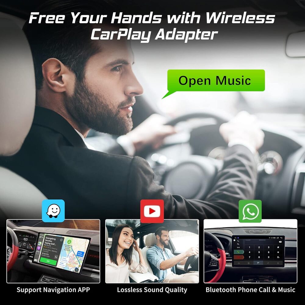 Wired To Wireless Carplay Adaptor U2w Dongle For Jaguar Xe Xf Xj E Pace F Pace F Type I Pace