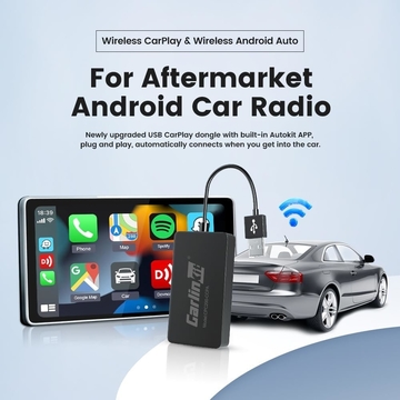 Android Car AI Box CCPA Wireless USB Dongle Android Auto And Carplay Supporting Wired Mirroring