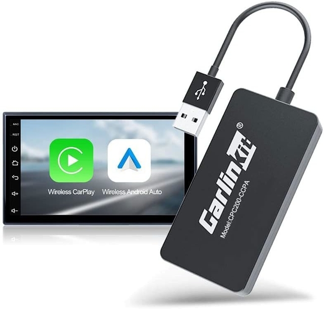 High Speed Android 4.4+ to Wireless Carplay Android Auto USB Dongle Streaming Box CPC200-CCPA