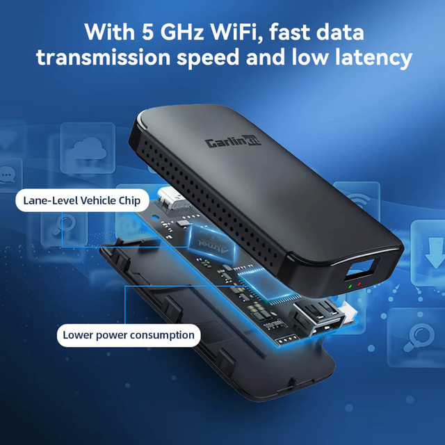 Android Auto Wired To Wireless Adapter Smart Ai Box Plug And Play Dongle CPC200-A2A