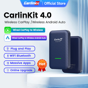 CP2A Wireless Carplay Android Auto 2 In 1 Adapter Dongle Plug and Play iPhone 6 iOS 10 above