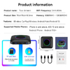 CPC200-Tbox Ambient USB Ai Box SDM660 Wireless Carplay Android 13.0 Adapter Compatible 2016-2022 Built-In Wired Carplay Car