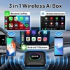 MultiMedia CPC200-Tbox Ambient USB Ai Box Wireless Carplay Android 13.0 Adapter SDM660 Compatible 2016-2022
