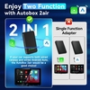 Wireless Carplay Android Auto 2 In 1 Adapter Ai Box CPC200 2air Strong Anti Interference