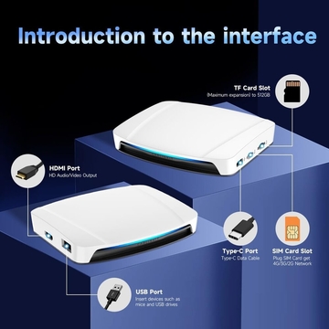 Carplay Android Auto Ai Smart Box Wireless Video For Netflix Youtube Carplay Android 13 Tbox UHD SM6225 HDMI 4Gb 64Gb